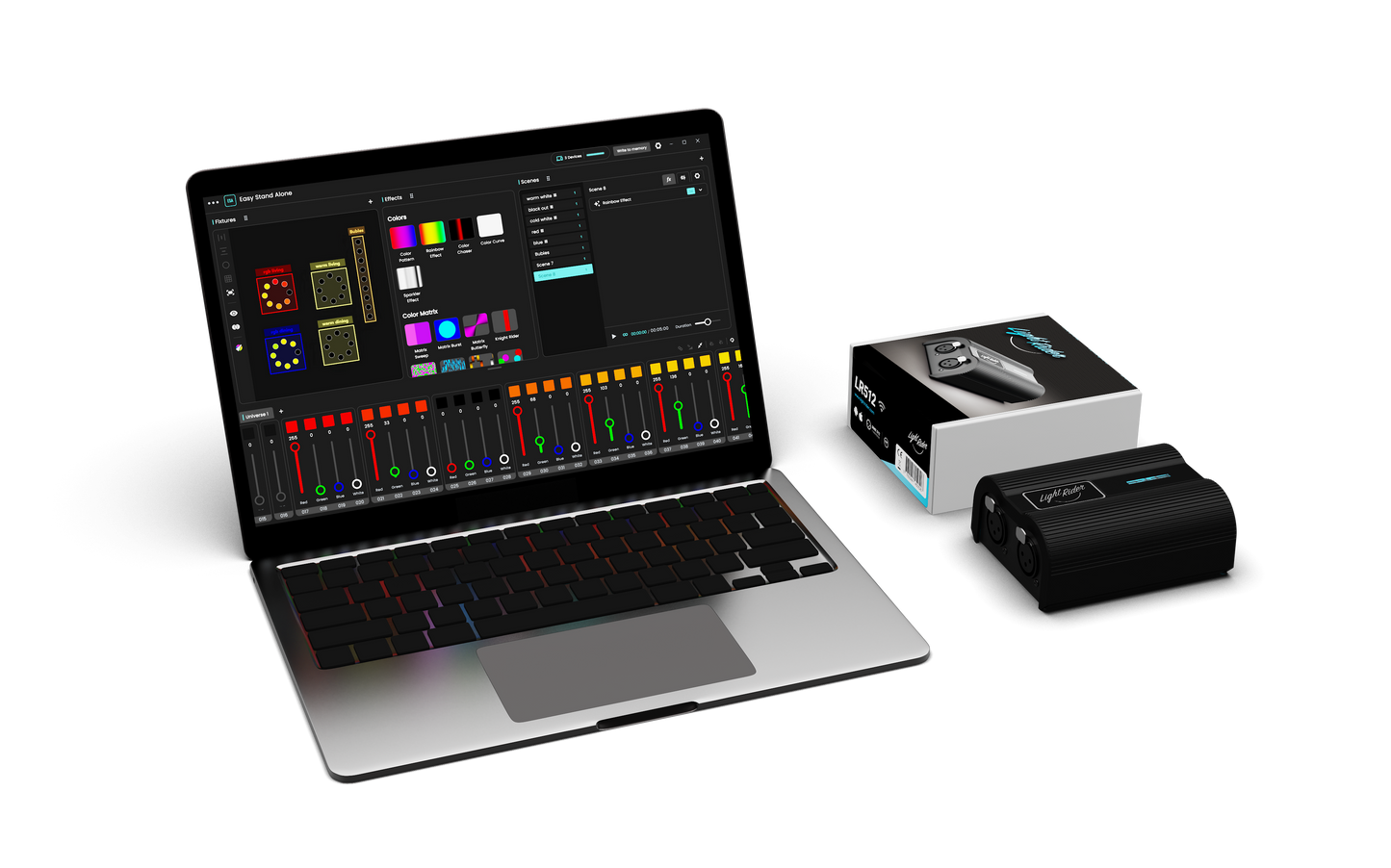 LR512MK3 - Light Rider MK3 Wireless Lighting Controller DMX Interface