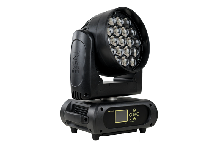 M19W20RGBW - 19x 20W Zoom Wash Moving Head