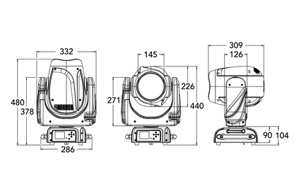 HAVOCB120 - 120W Beam Moving Head