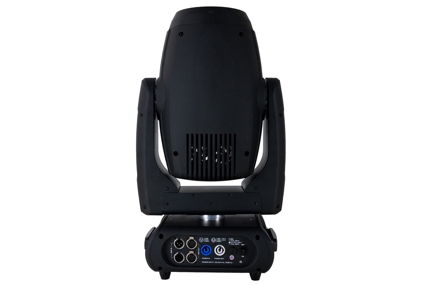 Event Lighting M1H250W hybrid moving head, rear