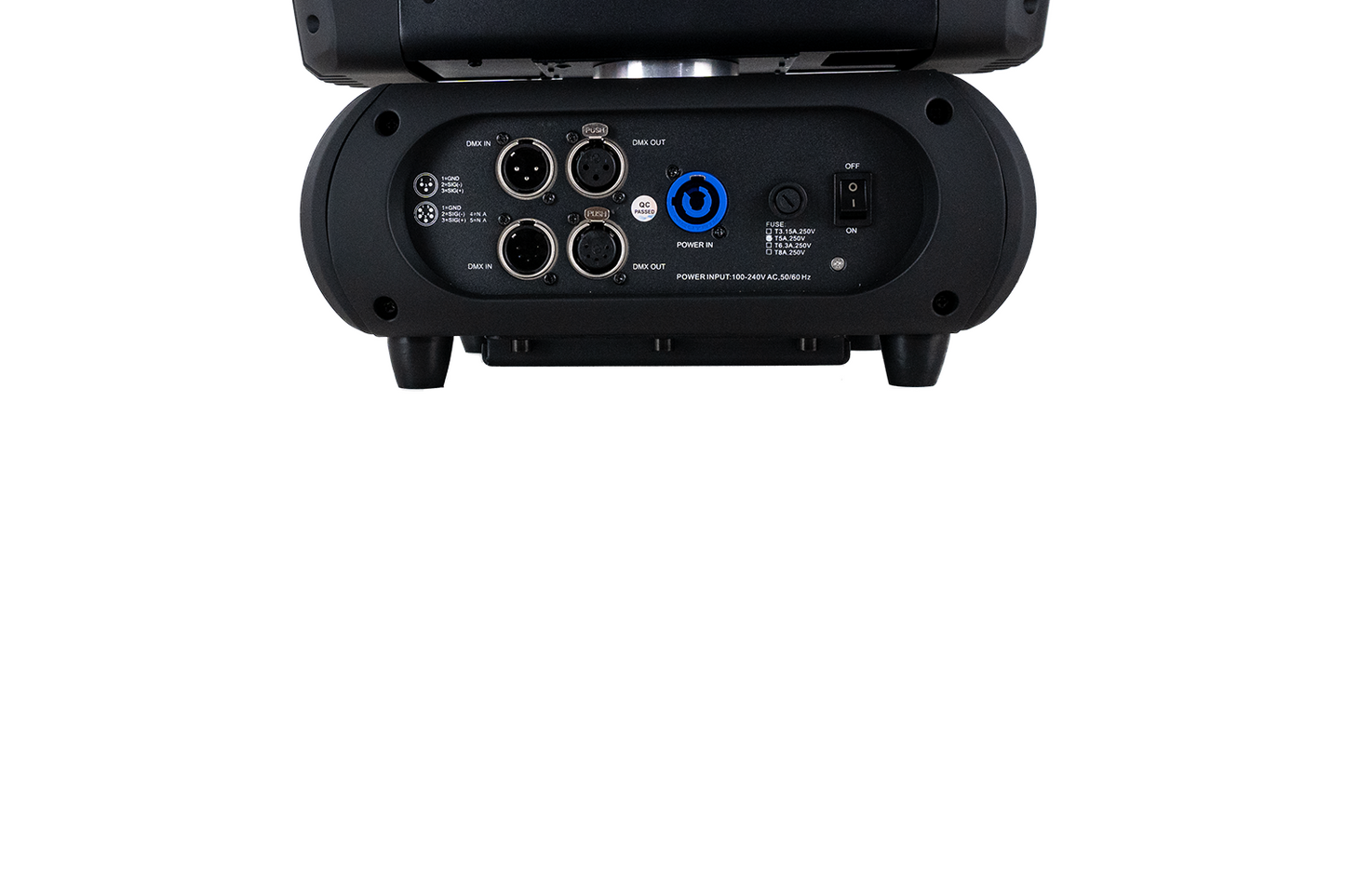 Event Lighting M1H300W hybrid moving head, back