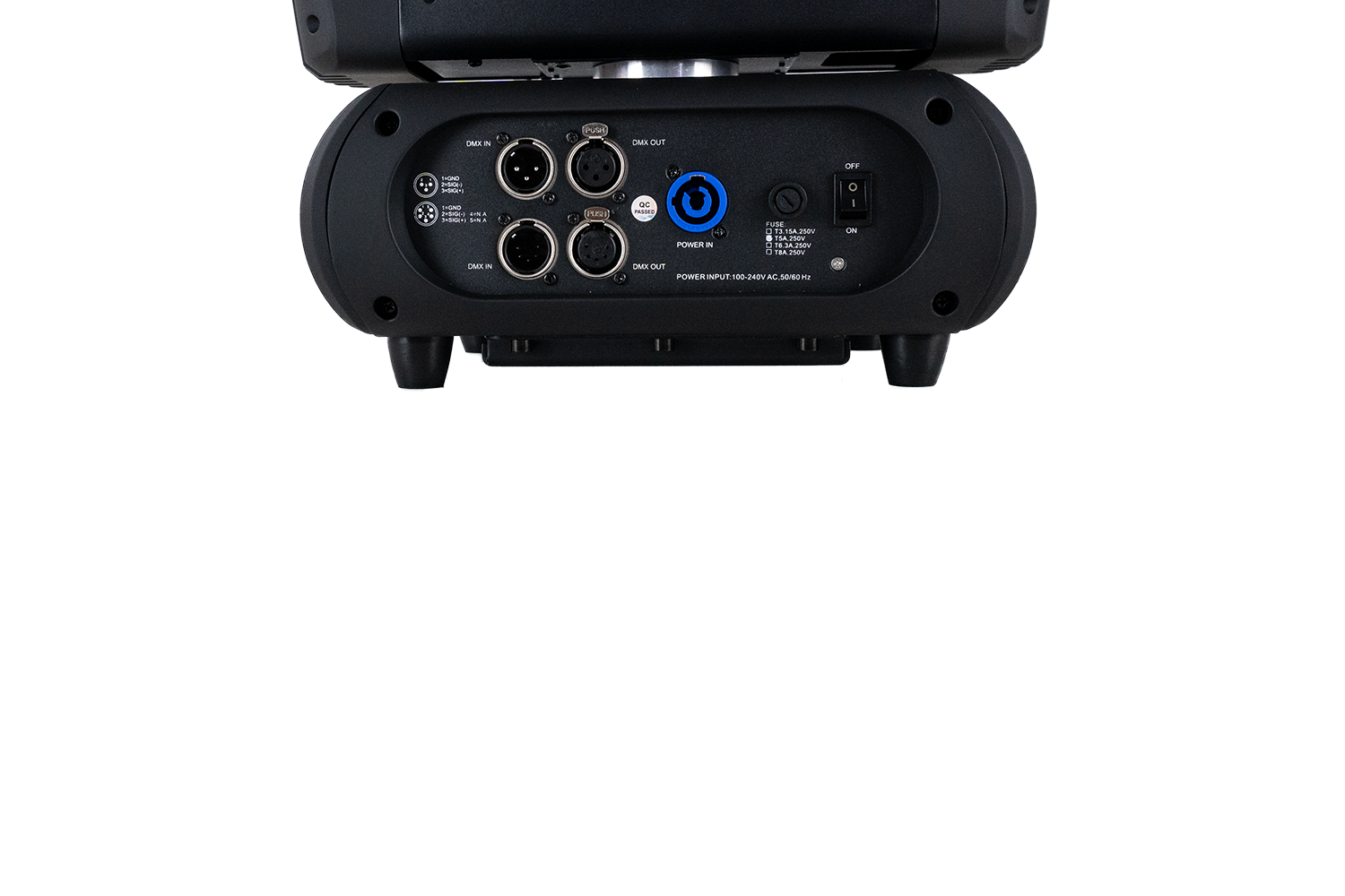 Event Lighting M1H300W hybrid moving head, back