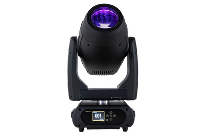 Event Lighting M1H300W hybrid moving head, front, purple