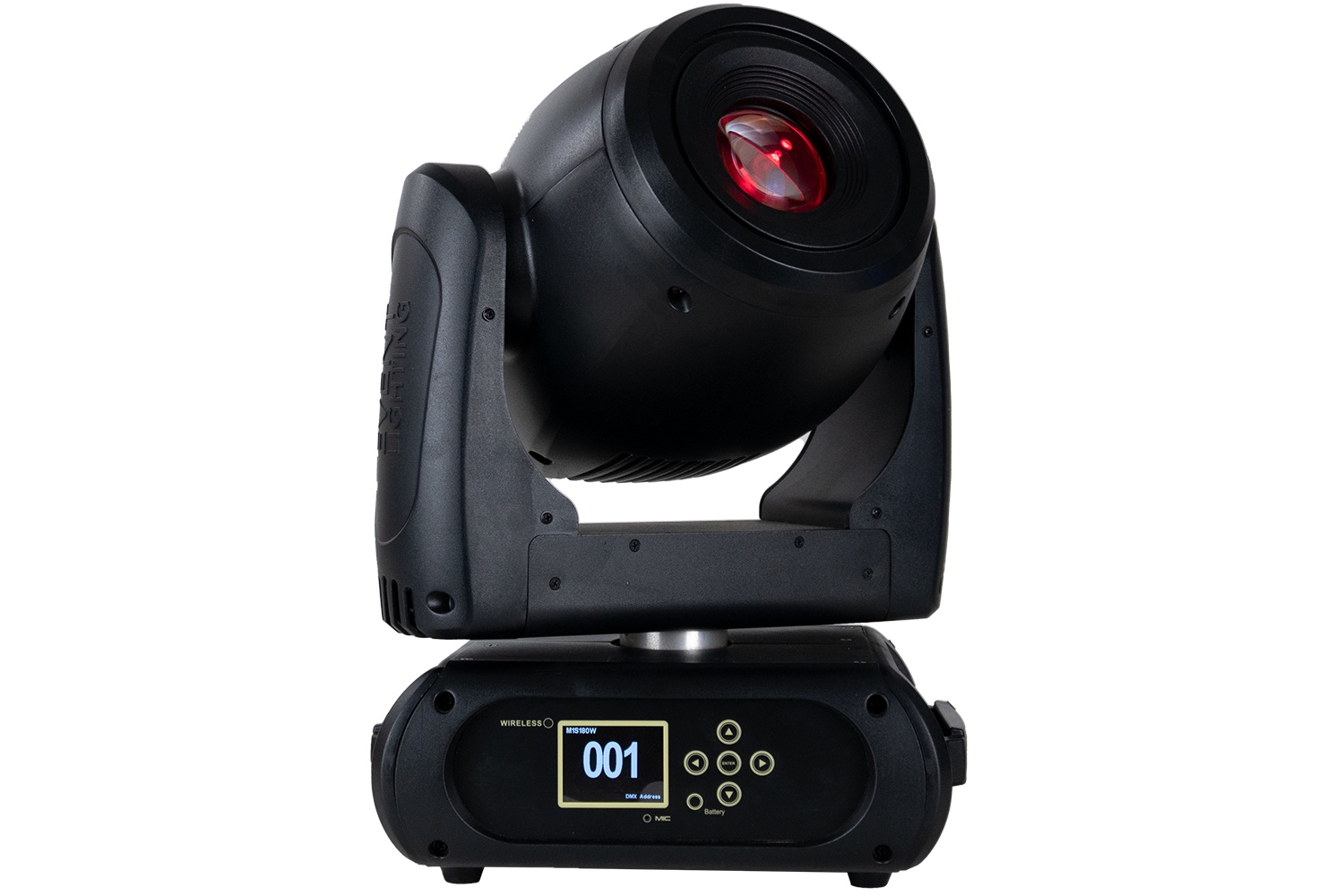 Event Lighting M1S190W spot moving head, hero, red