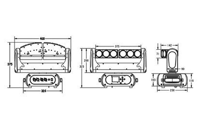 Event Lighting Moving Head M6B10RGBW