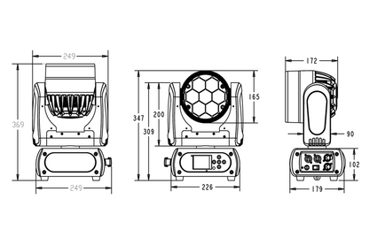 M7W15RGBW - Compact Wash with Powerful Output and Pro Feature Set