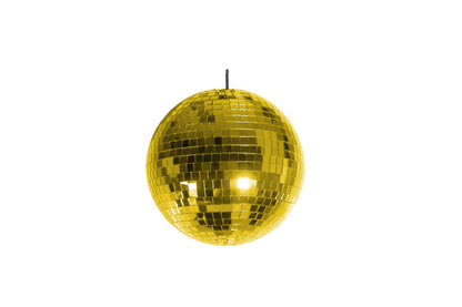 MB08G - Mirror ball - 8" (20cm) - Gold