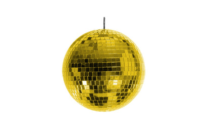 MB08G - Mirror ball - 8" (20cm) - Gold