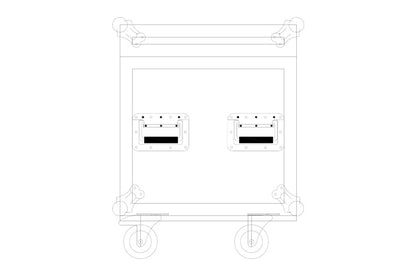 Event Lighting - MCASE2W740 - Road Case for moving head