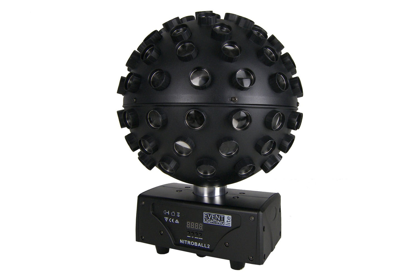 NITROBALL2 - Spherical rotating effect light, 5 x 15W RGBWAUV LED