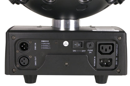 NITROBALL2 - Spherical rotating effect light, 5 x 15W RGBWAUV LED