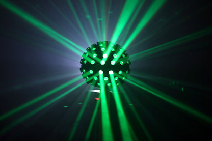 NITROBALL2 - Spherical rotating effect light, 5 x 15W RGBWAUV LED