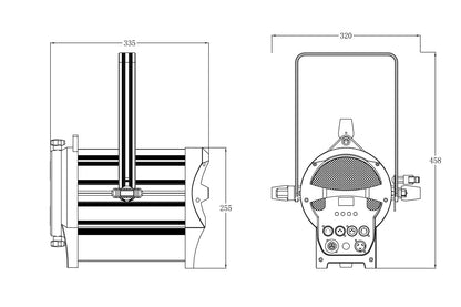 OPERA300FCP - Profile LED Engine with 300W RGBALC