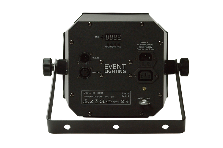 Event Lighting Lite ORBIT - 3 in 1 Effect - LED Matrix, LED Multi Beam and White LED Strobe