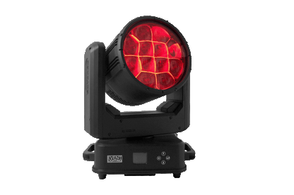 OUTBACK12X60W - 12 x 60W RGBL Zoom Wash Outdoor Moving Head