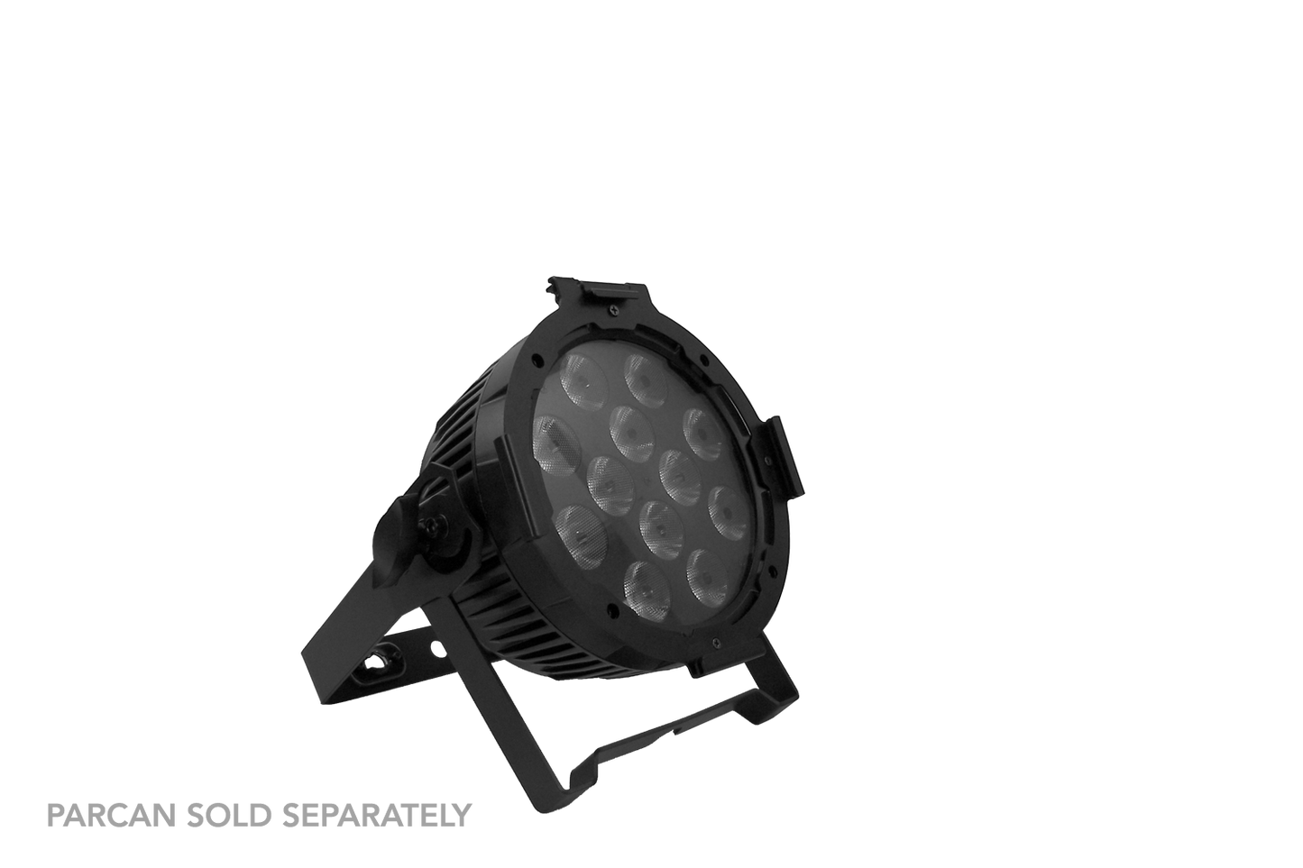 PAR12BDKIT-WH - Rotatable Barn Doors with base, gel frame, frost and safety loop for PAR12 Series (White)
