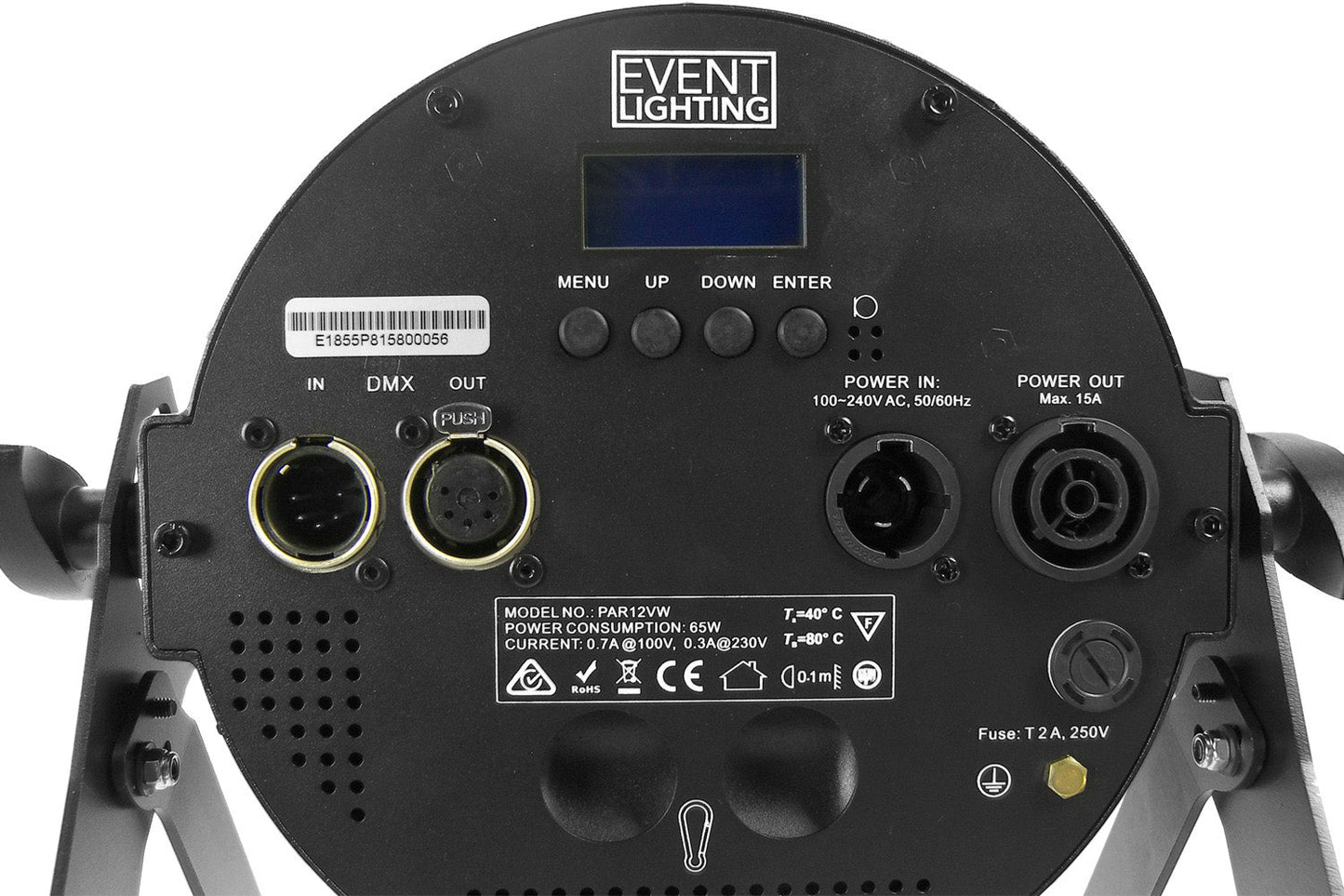 PAR12VW - Indoor Pro Par with 12 x 6W WW/CW/A LEDs