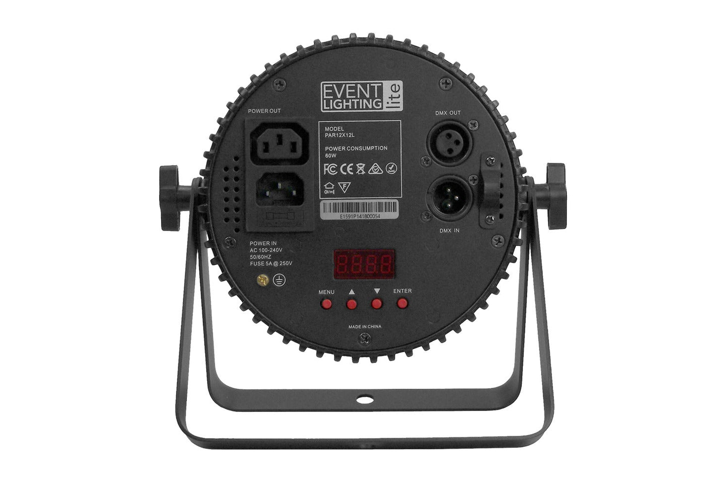 PAR12X12L - Indoor Lite Par with 12 x 12W RGBWAU LEDs