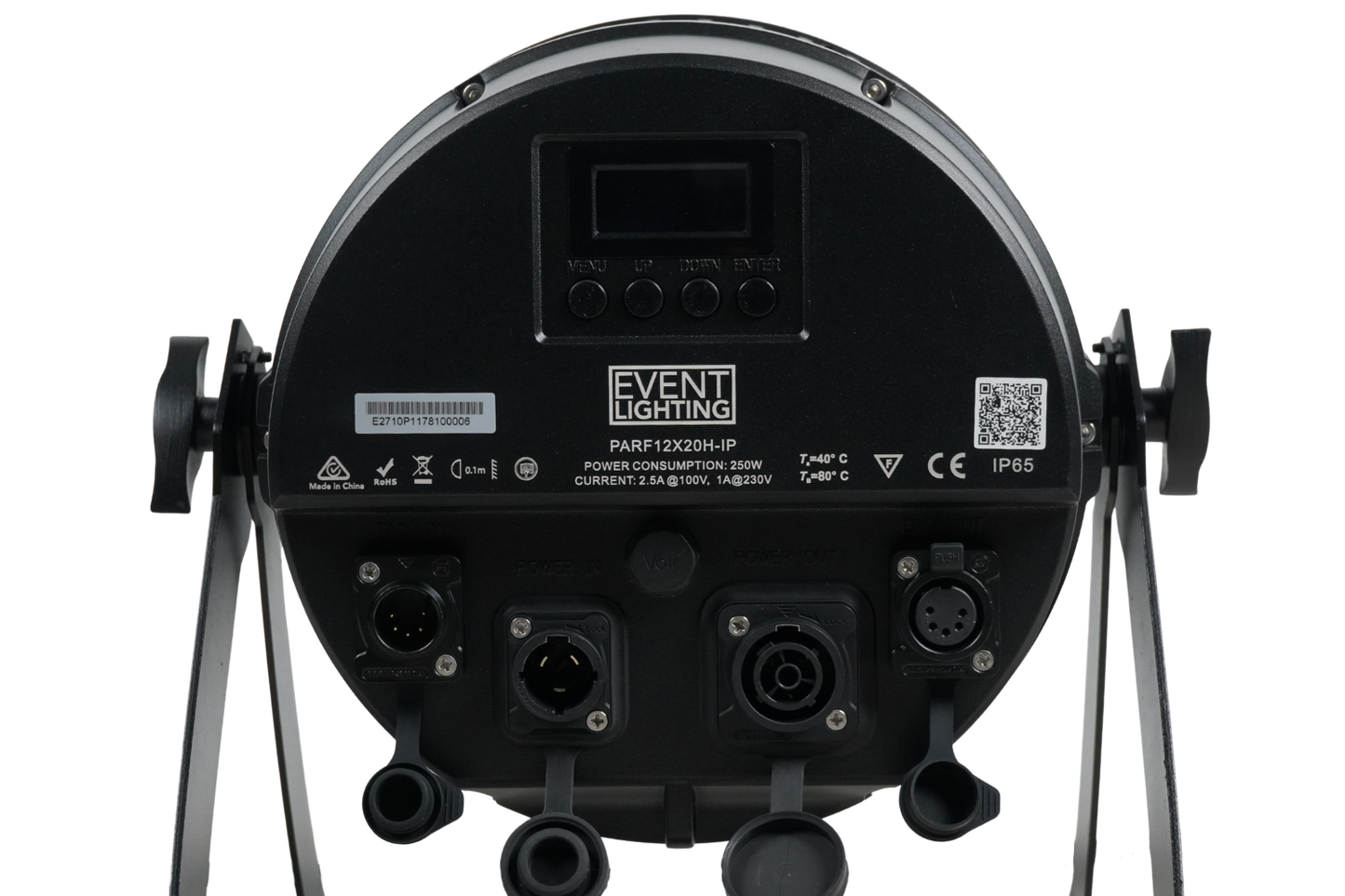 PARF12X20H-IP - IP65 Parcan with 12 x 20 RGBWAU LEDs with Electronic Frost