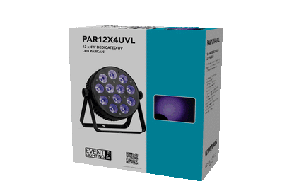 PAR12X4UVL - Indoor Dedicated UV Lite Par