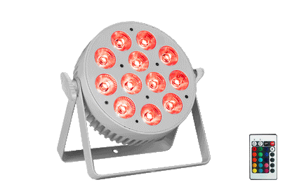 PAR12X8L-WH - Indoor Lite Par with 12 x 8W RGBW LEDs (White)