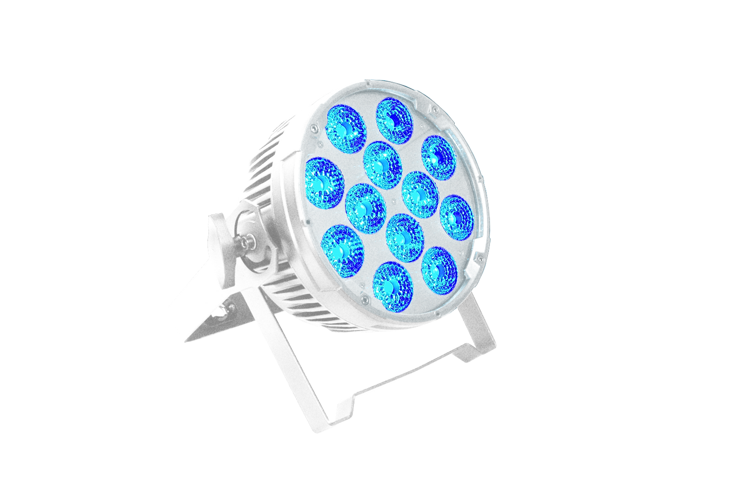 PAR12H-WH - Indoor Pro Par with 12 x 12W RGBWAU LEDs