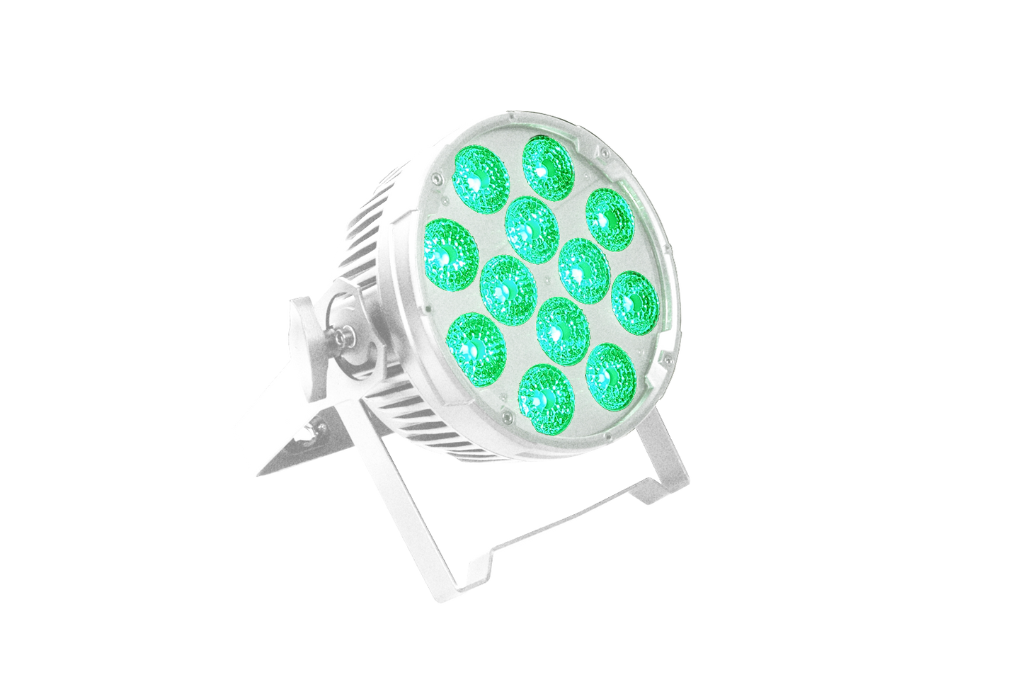PAR12H-WH - Indoor Pro Par with 12 x 12W RGBWAU LEDs
