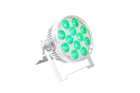PAR12Q-WH - Indoor Pro Par with 12 x 8W RGBW LEDs (White)