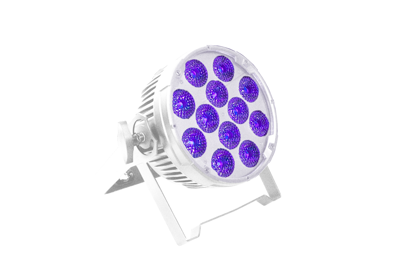 PAR12H-WH - Indoor Pro Par with 12 x 12W RGBWAU LEDs