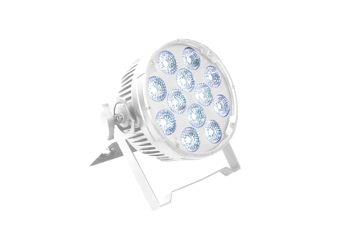 PAR12H-WH - Indoor Pro Par with 12 x 12W RGBWAU LEDs