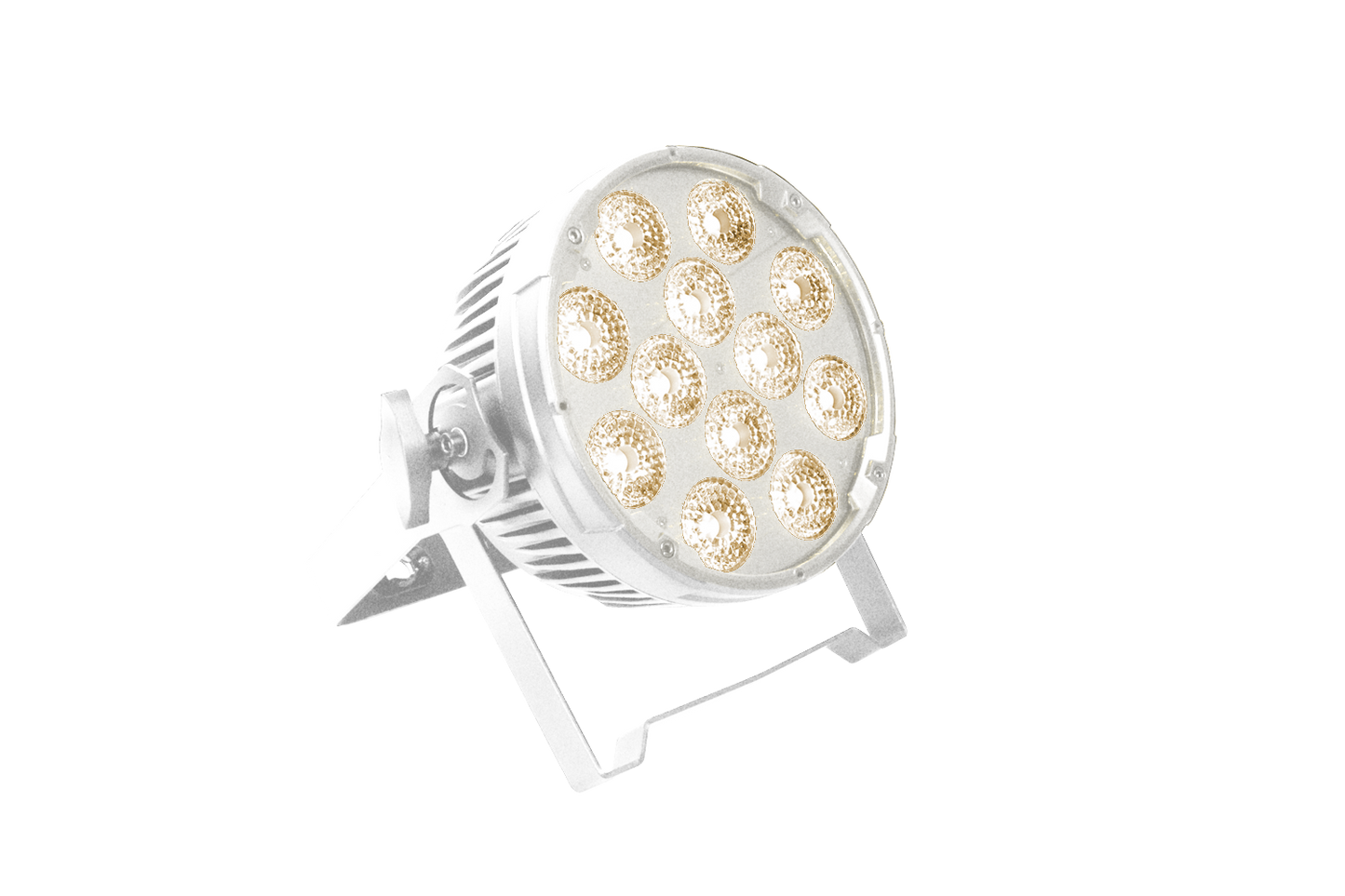 PAR12VW-WH - Indoor Pro Par with 12 x 6W WW/CW/A LEDs (White)