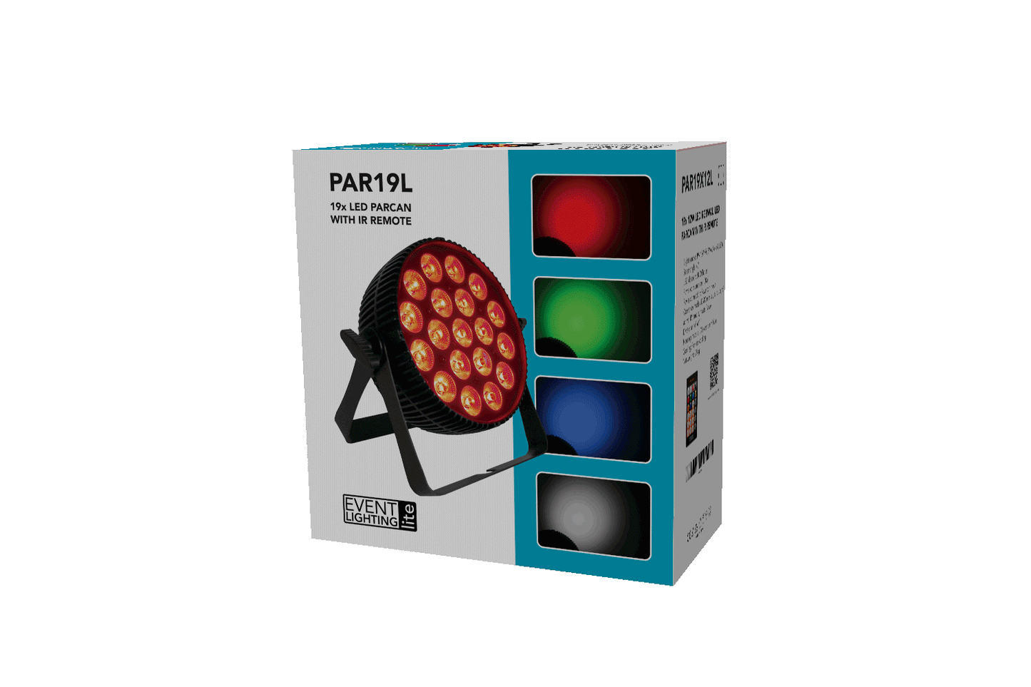 PAR19X12L - Indoor Lite Par with 19 x 12W RGBWAU LEDs