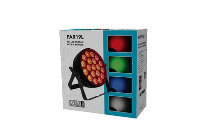 PAR19X12L - Indoor Lite Par with 19 x 12W RGBWAU LEDs