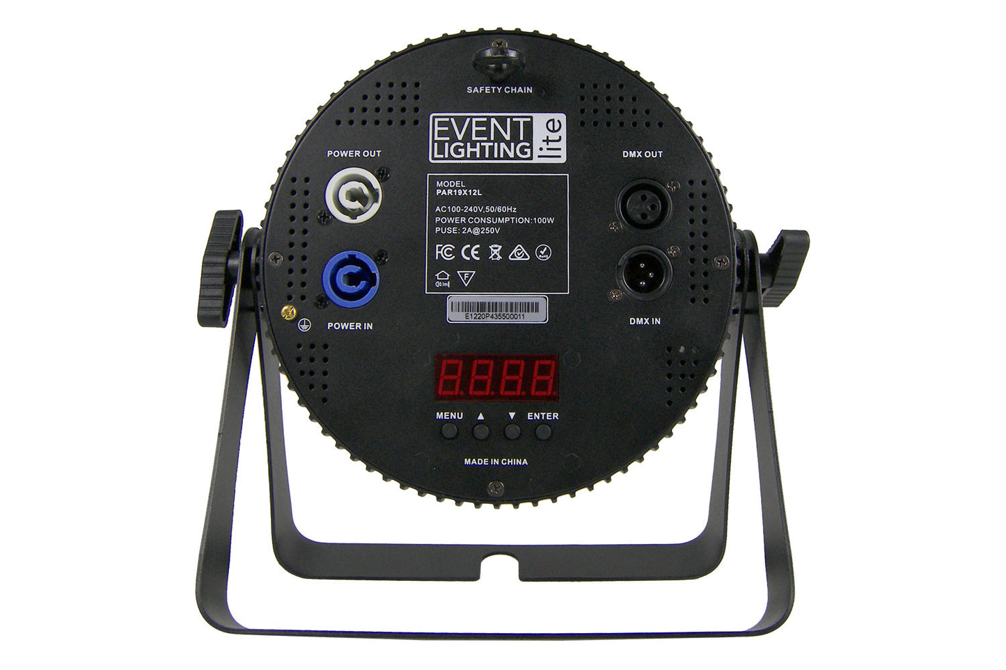 PAR19X12L - Indoor Lite Par with 19 x 12W RGBWAU LEDs
