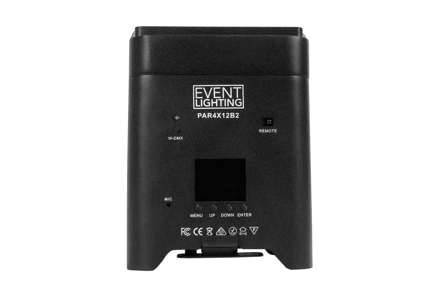 PAR4X12B2 - Indoor Battery Uplight Pro Par with 4 x 12W RGBWAUV LEDs