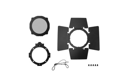 PAR5BDKIT - Rotatable Barn Doors with base, gel frame, frost and safety loop for PAR5 Series