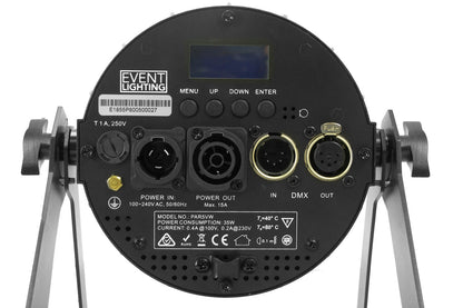 PAR5VW - Indoor Pro Par with 5 x 6W WW/CW/A LEDs