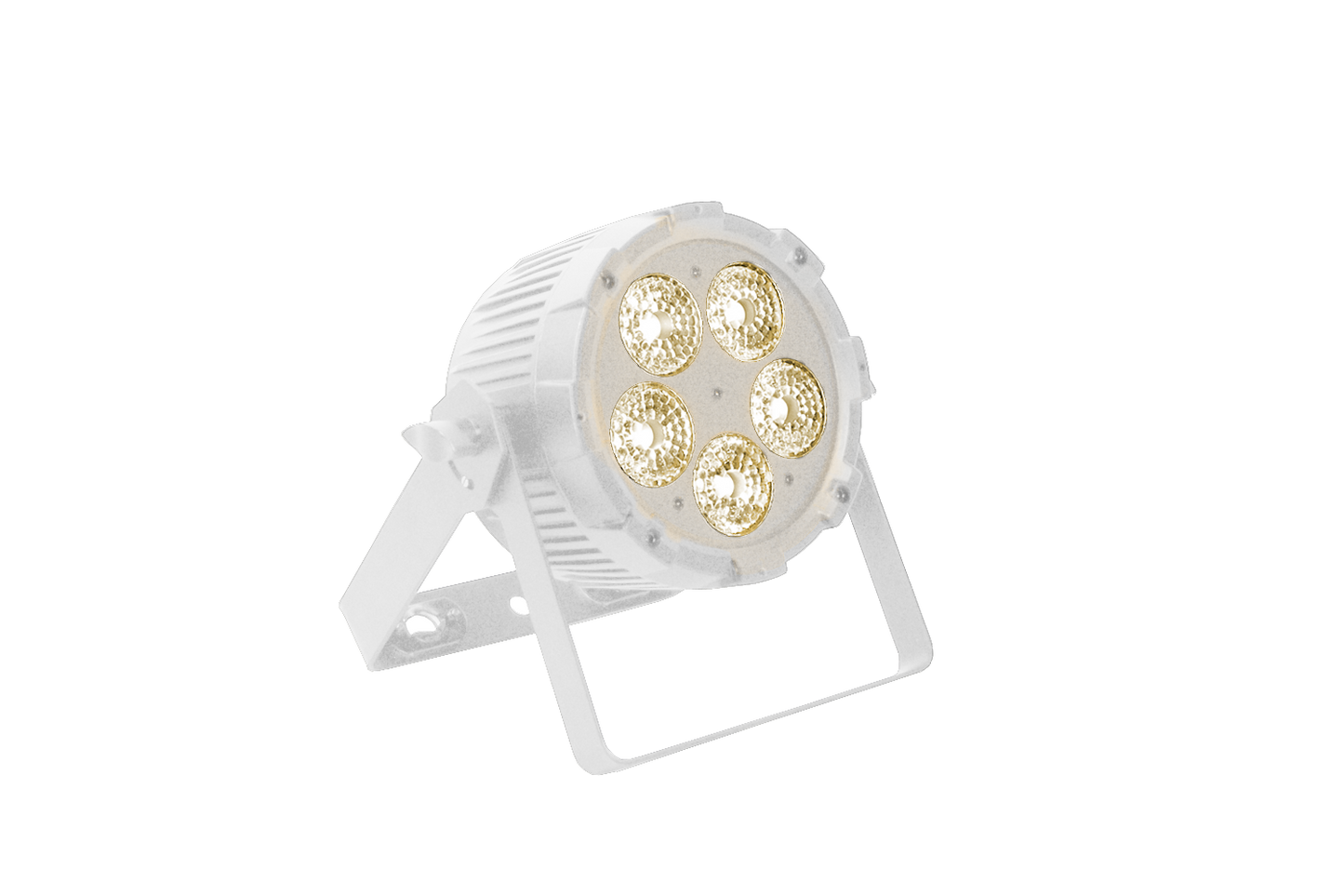 PAR5VW-WH - Indoor Pro Par with 5 x 6W WW/CW/A LEDs (White)
