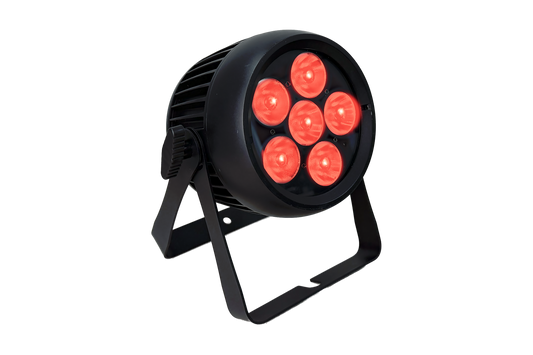 PAR6X10BQW-IP - Outdoor Battery Pro Par with 6 x 10W RGB+WW LEDs