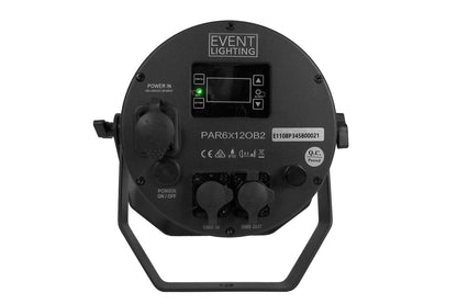 PAR6X12OB2 - Outdoor Battery Pro Par with 6 x 12W RGBWAU LEDs