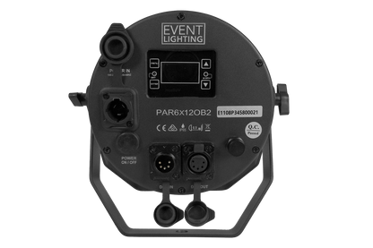 PAR6X12OB2 - Outdoor Battery Pro Par with 6 x 12W RGBWAU LEDs