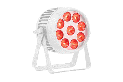PAR9X12H-IP-WH - Outdoor Pro Par with 9 x 12W RGBWAU LEDs (White)
