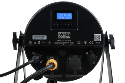 PARF12X25VW-IP - IP65 Parcan with 12 x 25 Variable White LEDs with Electronic Frost