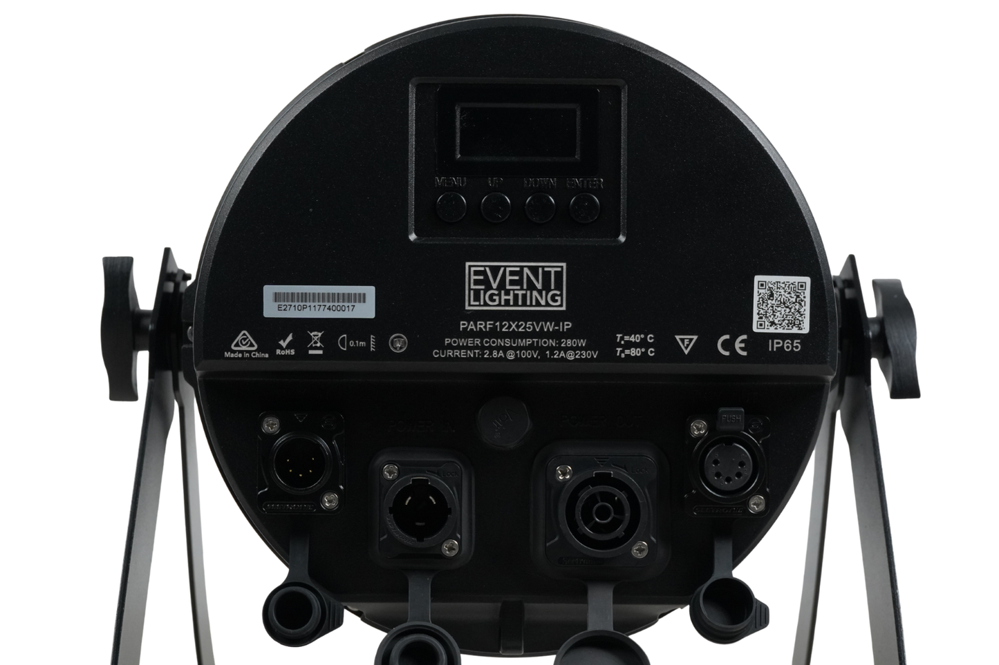 PARF12X25VW-IP - IP65 Parcan with 12 x 25 Variable White LEDs with Electronic Frost