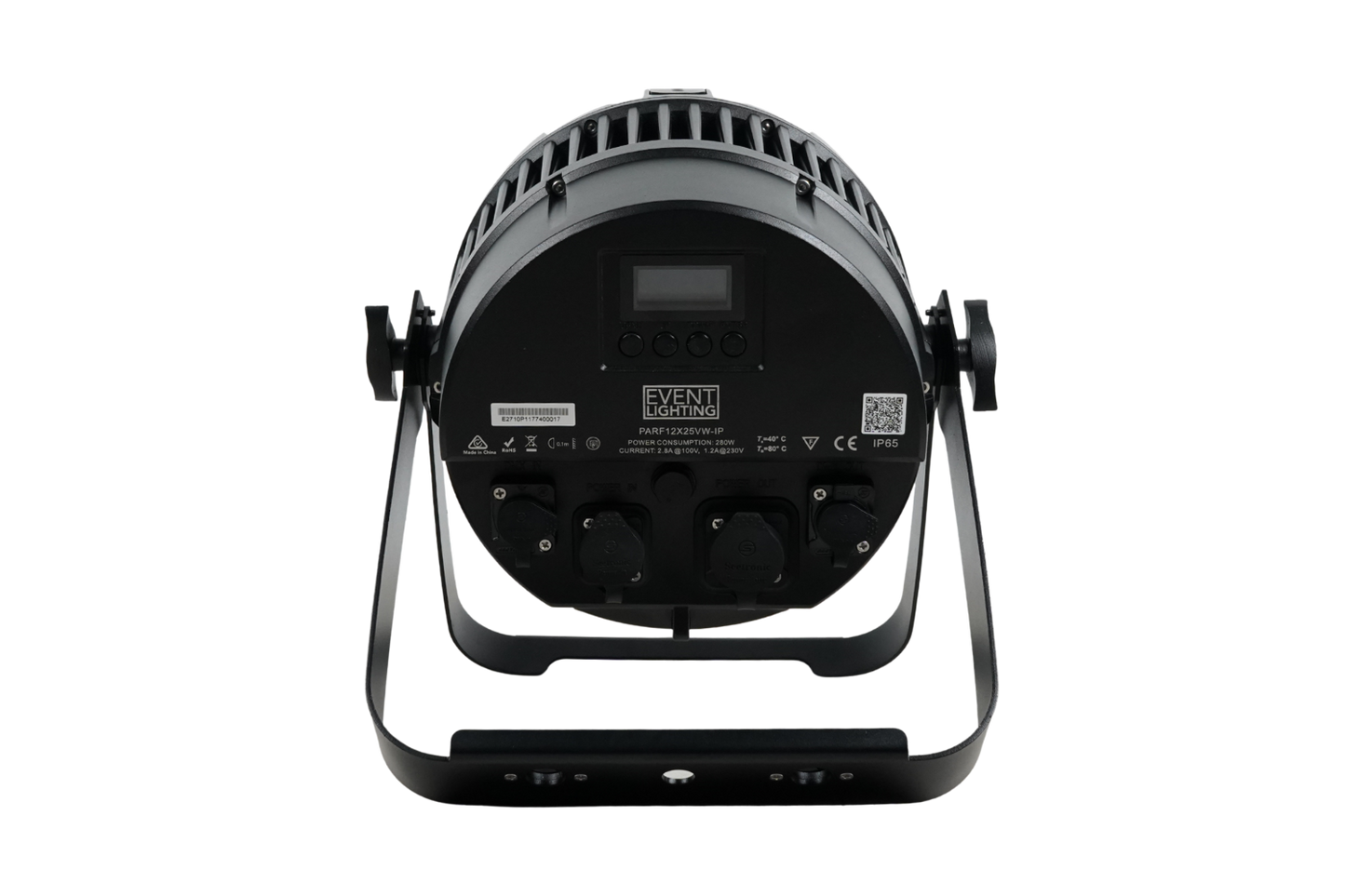 PARF12X25VW-IP - IP65 Parcan with 12 x 25 Variable White LEDs with Electronic Frost