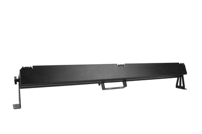 PIXBAR12Q-WH - 12 x 8W RGBW Pixel Control Bar with barndoor (White)