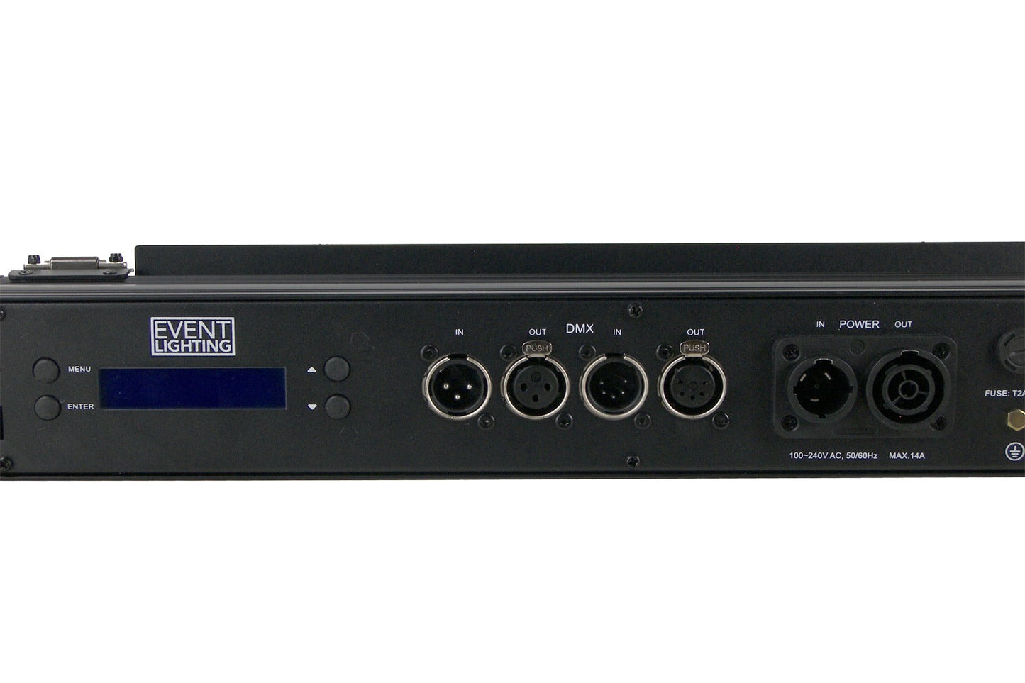 PIXBAR12Q - 12 x 8W RGBW Pixel Control Bar with barndoor