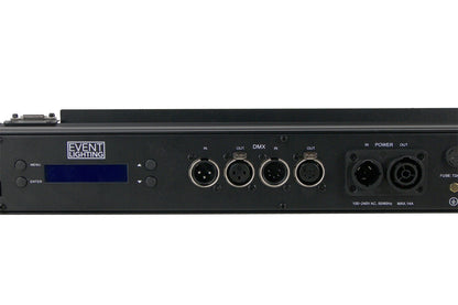 PIXBAR12Q-WH - 12 x 8W RGBW Pixel Control Bar with barndoor (White)