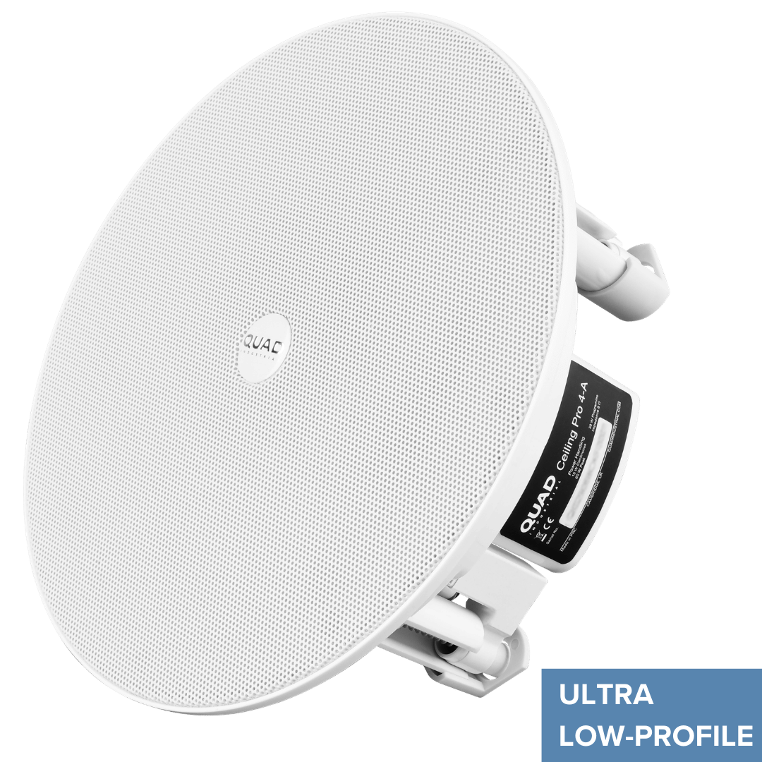 QI-CPRO4A - Ceiling Pro 4" Discreet Loudspeaker (White)