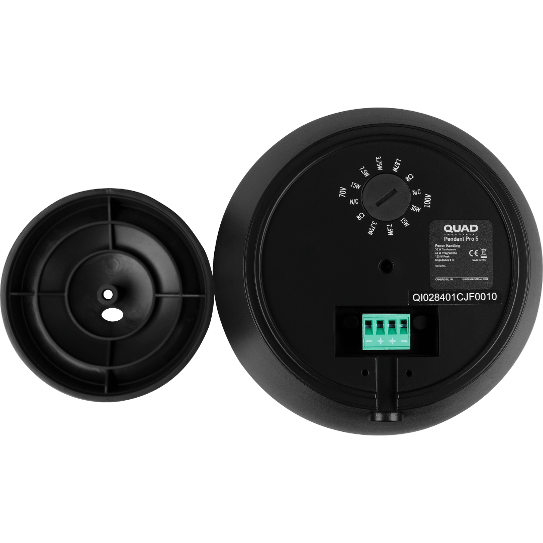 QI-PPRO4BK - Pendant Pro 4" Loudspeaker (Black)